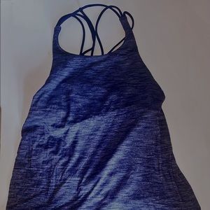Lululemon back out top with built in sports bra